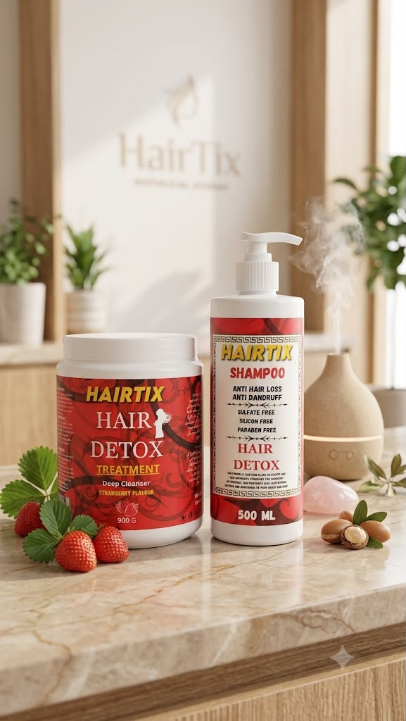 Strawberry Detox Hair Scrub & Shampoo 